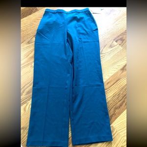 BRIGGS NY Ladies' Peacock Size 10S Short slacks/ Pants Pull-on Elastic Waist